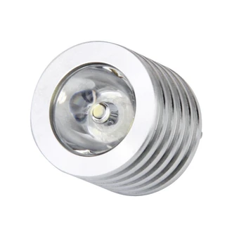 3X Алюминий 3 Вт USB Светодиодная лампа Розетка Прожектор Фонарик Белый свет 3