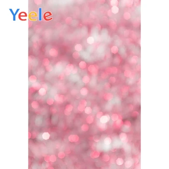Портрет Йеле в розовом блестящем боке, фоны для портретной фотосъемки новорожденных, свадебные фотографические фоны для фотостудии