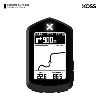 Карта велосипедного компьютера XOSS NAV, Навигация, Велосипедный Спидометр, Беспроводной Велосипедный GPS-спидометр, Водонепроницаемый Bluetooth ANT + MTB 0