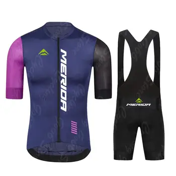 2023 Комплект Майки для велоспорта Merida Team, Летняя Велосипедная одежда с короткими рукавами, Майо Ropa Ciclismo, Велосипедная форма для верховой езды на открытом воздухе 1