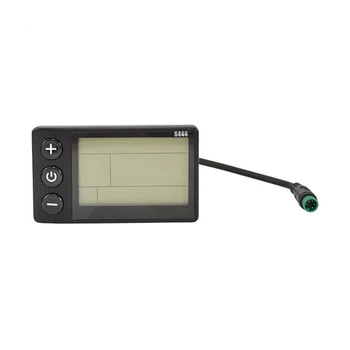 ЖК-дисплей электровелосипеда S866, дисплей электроскутера E-Bike, панель управления счетчиком с водонепроницаемой вилкой