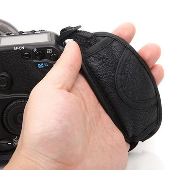 1 шт. для Nikon для Canon подходит кожаный ремешок для зеркальных камер (черный) 2