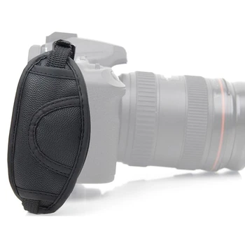 1 шт. для Nikon для Canon подходит кожаный ремешок для зеркальных камер (черный) 3
