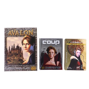 The Resistance Avalon Настольная игра для вечеринок, семейные игровые доски, карты, переворот