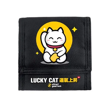 Милые кошельки Lucky Cat для женщин, студентов, Детей, мужской Держатель для карт, Маленький кошелек Carteira