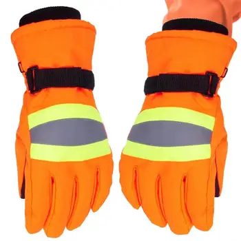 Зимние рабочие перчатки для мужчин Сверхмощные механические перчатки с рукояткой Водонепроницаемые Антивибрационные Защитные перчатки Гибкие для работы во дворе