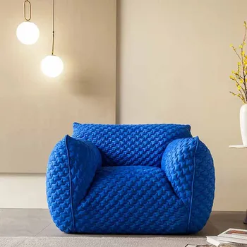 Ленивые диваны для гостиной Blue Роскошные Современные дизайнерские диваны для отдыха Многофункциональная мебель для гостиной Divani Da Soggiorno