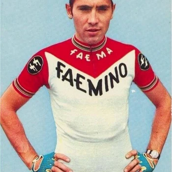 Шерстяная велосипедная майка Eddy Merckx Faema