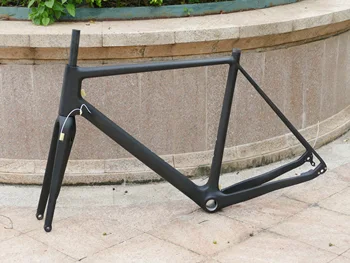 Полностью углеродистая рама для велокросса Toray Matt, рама дискового тормоза велосипеда 12 * 142 мм через ось + вилка 12 * 100 мм через ось