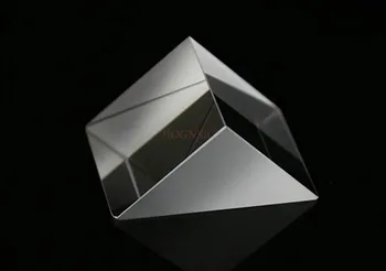 Преподавание физики Прямоугольная Призма Треугольная Призма Оптическое стекло 10 мм Высокоточный Инструмент Без покрытия Стандартная точность 0