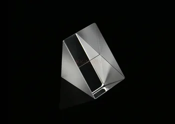 Преподавание физики Прямоугольная Призма Треугольная Призма Оптическое стекло 10 мм Высокоточный Инструмент Без покрытия Стандартная точность 1