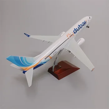 20 см Легкосплавный Металл Air Fly Dubai Airlines B737, Изготовленная на Заказ Модель самолета Dubai Boeing 737-800 Airways, Модель самолета с Колесами