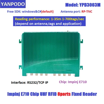 Yanpodo Long Range 1-35 М UHF RFID Считывающий Модуль RS232 8 портов Impinj E710 Чип Для Спортивного Хронометражного Решения 4