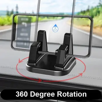 Поворот на 360 градусов Автомобильный держатель для мобильного телефона Крепление на приборную панель Универсальная подставка Кронштейн для мобильного телефона Автомобильные аксессуары