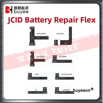 JCID Battery Repair Flex для iPhone 11 12 13 14 Pro Max Mini с биркой на аккумуляторе, замена внешнего гибкого кабеля, ремонт