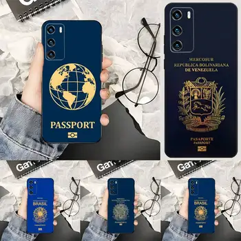 Бразилия Паспорт Чехол Для Телефона Fundas Силиконовый Для Honor 30 50 70 Pro 20 60 10 Lite 9 8A 8X 8S 9X 9C 10I 20I 20s Psmart Z Shell