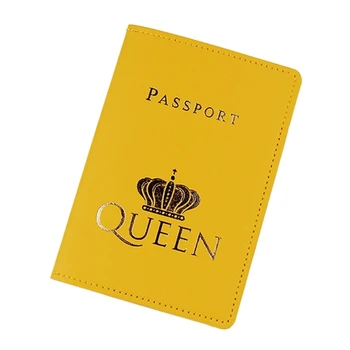 Модный чехол для паспорта из искусственной кожи, защита для кредитных карт, свадебный подарок влюбленной паре для женщин и мужчин