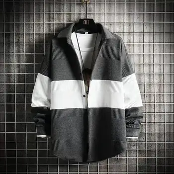 Мужская весенне-осенняя трикотажная куртка jacket simple intercolor