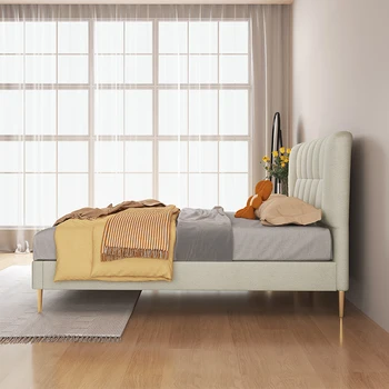 Современная мебель для спальни двуспальная кровать многофункциональные деревянные кровати королевского размера 2