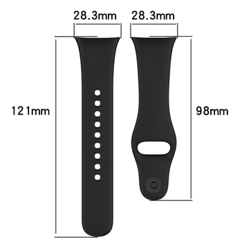 Ремешок на Запястье Для Xiaomi Redmi Watch 3 Спортивный Браслет TPU Протектор Экрана Смарт-Часы Браслет Для Redmi Watch 3 Защитная Пленка 2