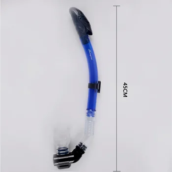 Снаряжение для подводного плавания силиконовая полностью сухая дыхательная трубка трубка для подводного плавания респиратор полностью сухой 4