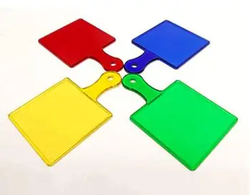 Четырехцветный фильтр: красный, желтый, синий, зеленый, детские оптические линзы 2