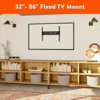 НОВАЯ настенная подставка для телевизора с фиксированным креплением для телевизоров с диагональю от 32 