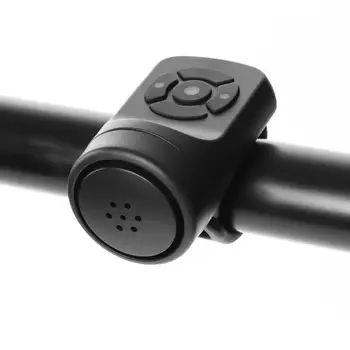 Водонепроницаемый велосипедный гудок Компактного размера Электрический велосипедный звонок с высоким децибелом Водонепроницаемый звуковой сигнал для простой установки на велосипед