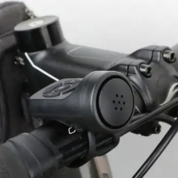 Водонепроницаемый велосипедный гудок Компактного размера Электрический велосипедный звонок с высоким децибелом Водонепроницаемый звуковой сигнал для простой установки на велосипед 2