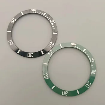 Аксессуары для часов Керамический безель с черно-зеленой керамической вставкой, цифровое керамическое светящееся кольцо, подходит для корпуса RLX SUB 116610 40 мм