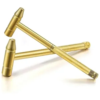 1 Сервисный набор Hammer Craft Copper Tool Gold Многофункциональная Съемная Отвертка из 5 мини-сплавов