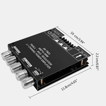 Модули цифрового усилителя мощности ZK TB21 2,1-канальный BT5.0 с чипом TPA3116D2 5