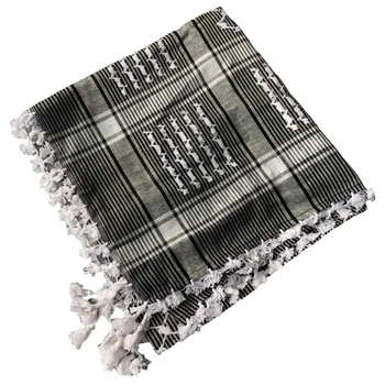 Полосатый шарф-шаль, подходит для различных мероприятий на свежем воздухе и повседневной носки