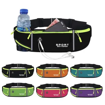 Многофункциональная спортивная карманная мини-поясная сумка для мужчин и женщин, портативная удобная поясная сумка с USB-разъемом, водонепроницаемая сумка для телефона на ремне.