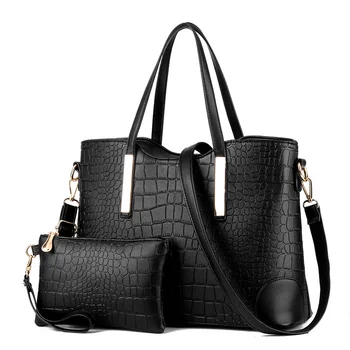 Корейский стиль 2023 Новая Каменная мода на плечо Высококачественная сумка Кошелек Кожаная сумка для девочек ЖЕНСКАЯ Однотонная Классическая Повседневная Черная сумка
