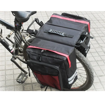 Сумка для переноски велосипеда MTB, задняя стойка, сумка для багажника, Багажная корзина, заднее сиденье, Двухсторонняя Велосипедная сумка для велосипеда, прочная дорожная сумка