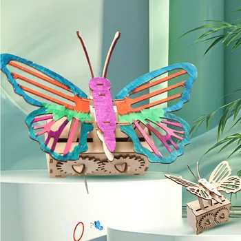 Креативные модели бабочек своими руками и строительные игрушки Научная и образовательная модель Игрушки для детей Подарочная игрушка
