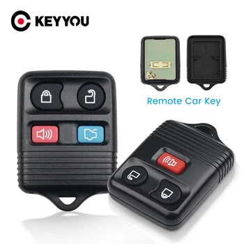 KEYYOU Автомобильный Ключ 315 МГц 2/3 Кнопки Подходят Для Ford Escape Explorer 2002 Бесключевой Вход Пульт Дистанционного Управления Автомобильный Ключ-Кликер Передатчик