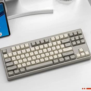 Bluetooth-Совместимая Клавиатура с возможностью горячей замены 87 Клавиш Игровая Клавиатура Беспроводная Персонализированная клавиатура 2.4G С Эффектом RGB Освещения Бесшумная 2