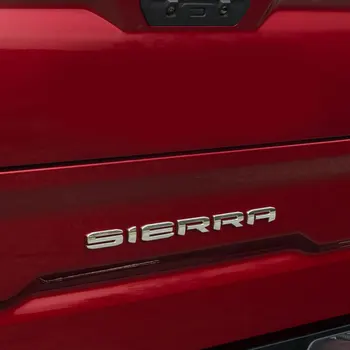 1шт Универсальные Хромированные Буквы Эмблема Наклейка Украшение Автомобиля Задняя Дверь Багажника Логотип Для GMC Sierra 2500HD 3500HD 3