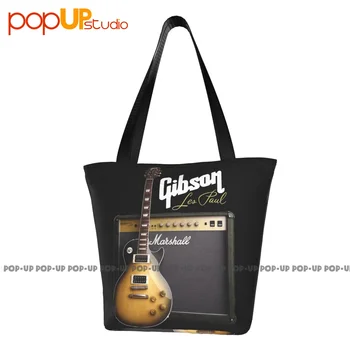 Гитара Gibson Les Paul, повседневные сумки, сумка для ланча, хозяйственная сумка, устойчивая к разрывам