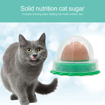 Для кошек Средство для увеличения количества питьевой воды для котят Полезные кошачьи закуски Кошачья мята, леденцы для облизывания, питательный гель, игрушка с энергетическим шариком 2