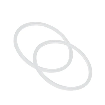 Силиконовая прокладка, уплотнительное кольцо для скороварки, внутренний диаметр 22 см, 4 штуки, прозрачная 1