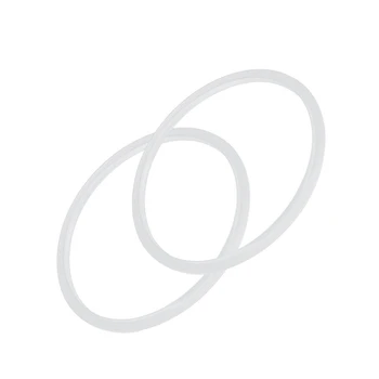 Силиконовая прокладка, уплотнительное кольцо для скороварки, внутренний диаметр 22 см, 4 штуки, прозрачная 2