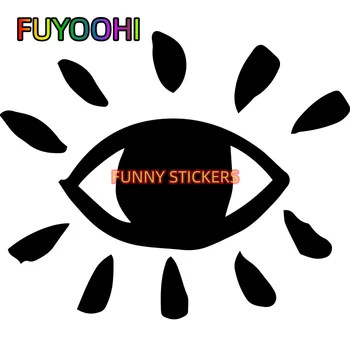 Автомобильная Наклейка FUYOOHI Eye, Интересное Украшение Автомобиля