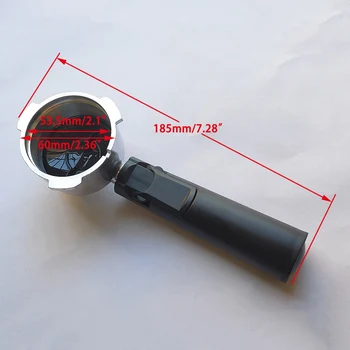 51 мм Бездонные Фильтры для Кофе Многоразового Использования Portafilter для Держателя Homix 60 мм 15-20 Бар для Деталей Кофеварки Эспрессо 3