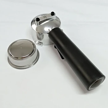 51 мм Бездонные Фильтры для Кофе Многоразового Использования Portafilter для Держателя Homix 60 мм 15-20 Бар для Деталей Кофеварки Эспрессо 4