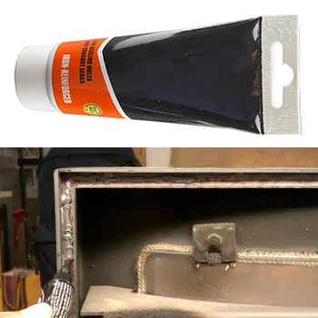 Термостойкий огнеупорный герметик для выхлопных труб, Цементный наполнитель для выхлопных газов автомобиля, Силиконовый герметик, Ремонтный клей, Металлический клей, Герметизирующий клей 0