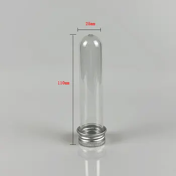 Пластиковая пробирка 10шт 30 мл с завинчивающейся крышкой, капсула, ПЭТ-бутылка, алюминиевая крышка, упаковочная трубка