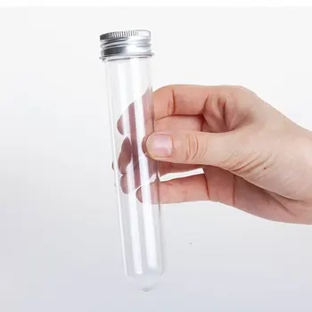Пластиковая пробирка 10шт 30 мл с завинчивающейся крышкой, капсула, ПЭТ-бутылка, алюминиевая крышка, упаковочная трубка 3